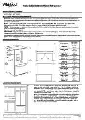 Whirlpool WRF757SDHZ Manual