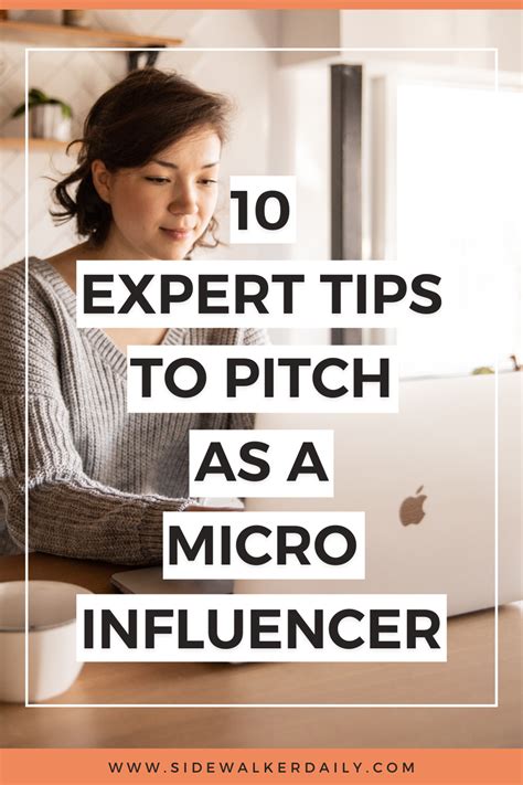 10 Expert Tips To Pitch As A Micro Influencer Sidewalker Daily