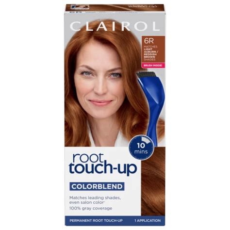 Clairol Root Touch Up Colorblend Kit 6r Light Auburn Reddish Brown