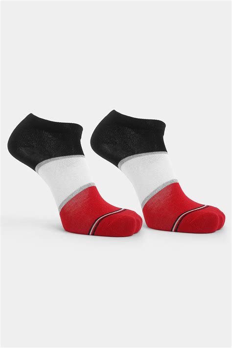 Striped Socks Red - TIE HOUSE