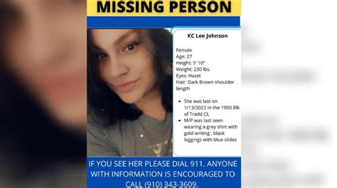 Kc Lee Johnson 27 Year Old North Carolina Woman Reported Missing Found