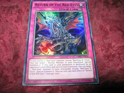 Yu Gi Oh Return Of The Red Eyes F K P Fr N Ghost P Tradera