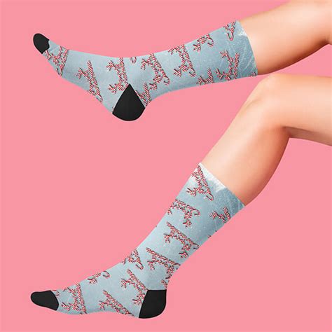 Custom Printed Socks Sublimation Socks Wholesale Mypopsox