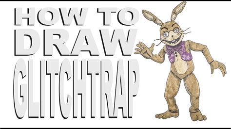 How To Draw Glitchtrap Fnaf Security Breach Youtube