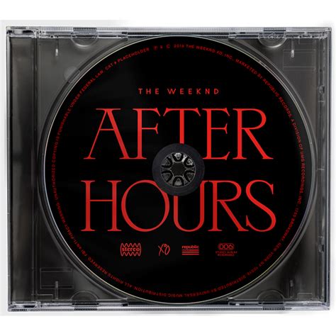 The Weeknd - After Hours CD – uDiscover Music