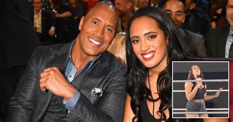 Dwayne The Rock Johnson Reveals Meaning Behind Daughters Wwe Name