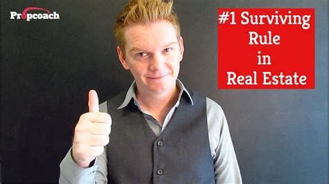 Number 1 Surviving Rule In Real Estate Youtube