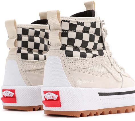 Vans Ua Sk Hi Gore Tex Mte Checkerboard True White Black Chaussures