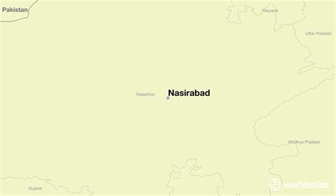 Where is Nasirabad, India? / Nasirabad, Rajasthan Map - WorldAtlas.com