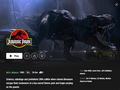 Watch Jurassic Park (1993) on Netflix From Anywhere in the World