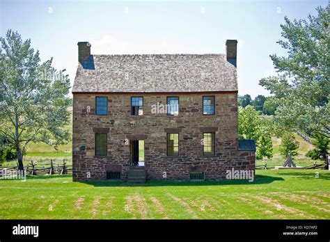 Stone House At Manassas Bull Run Used As A Hospital During The Civil War Battles Of First