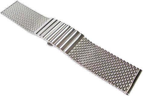 Staib Milanaise Mesh Watch Strap Deluxe With Extension Links And Double