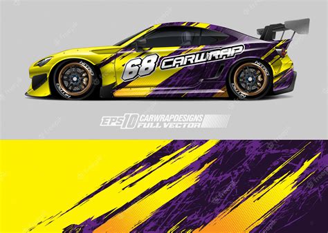 Premium Vector | Car livery designs