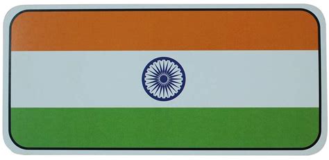 Indian Flag Printed Vinyl Decal Sticker