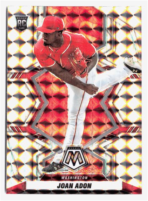 Panini Mosaic Joan Adon Mosaic Rookie Rc Washington Nationals