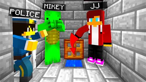 Jj And Mikey Became Prisoners In Minecraft Maizen Mazien Mizen Youtube