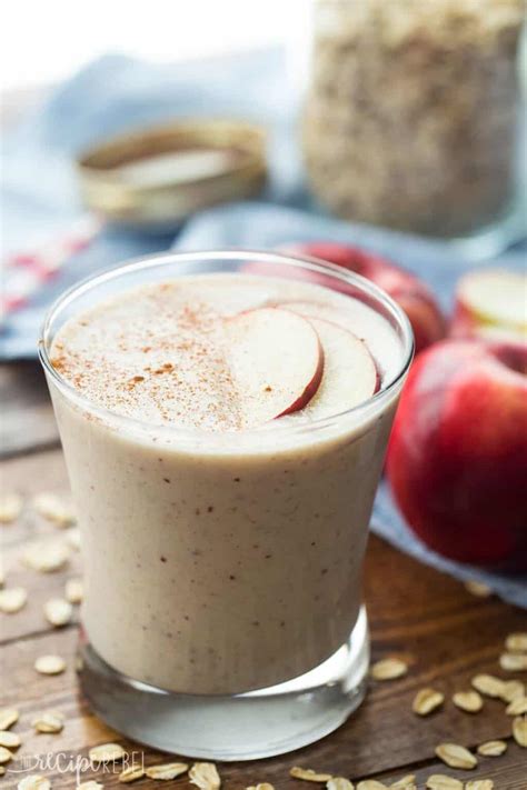 Healthy Apple Crisp Smoothie The Recipe Rebel