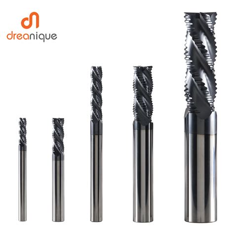 Solid Carbide Roughing End Mill Flute Cnc Milling Cutter Bits Router