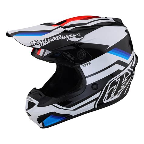 Troy Lee Designs Casco Mx Gp Apex Bianco Blu Maciag Offroad