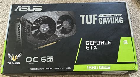 Used Asus Tuf Gaming Geforce Gtx 1660 Super 6gb Gddr6 Oc Ubb Threads