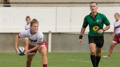 Coupe Du Monde De Rugby Justine Pelletier Sapproche Tranquillement