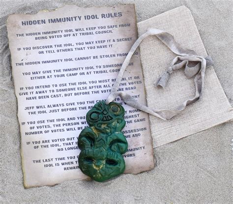 Survivor Hidden Immunity Idol Season Heroes Vs Villains Etsy Canada