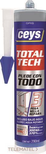 SELLADOR TOTALTECH GRIS 290ml CARTUCHO Ceramhome