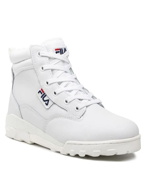 Fila Trapery Grunge II L Mid Wmn FFW0216 10004 Biały Modivo pl