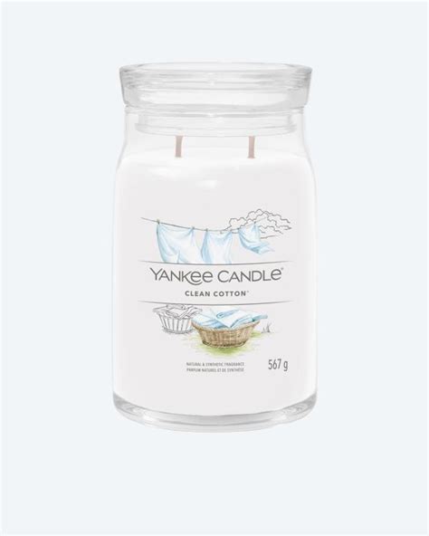 Yankee Candle Duftkerze L Clean Cotton Bei Hse De