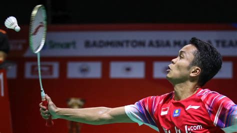 Hasil Badminton Thailand Open Jan Hari Ini Ginting Kalah