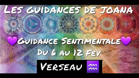 VERSEAU Guidance Sentimentale Couple Célibataire du 6 au