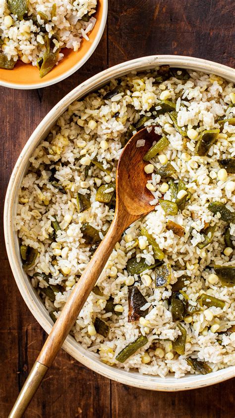 Pati Jinich On Twitter This Corn And Poblano Rice Is An Amazing