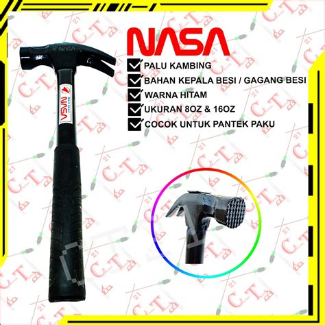 jual palu kambing palu besi palu gagang besi   oz nasa shopee