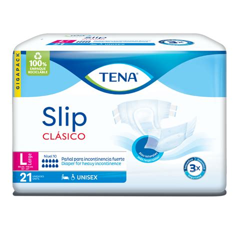 PAÑALES TENA SLIP CLASICO TALLA L X 21 UND Home Care Technology