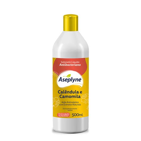 Sabonete Antisséptico Aseplyne Calêndula e Camomila 500ml Alyne