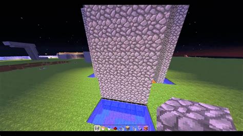 How To Build An Infinitely Regenerating Cobblestone Wall Youtube