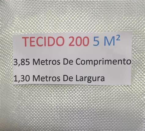 01 Kg Tecido Fibra De Vidro Gr 200 3 Kg De Resina Epoxi