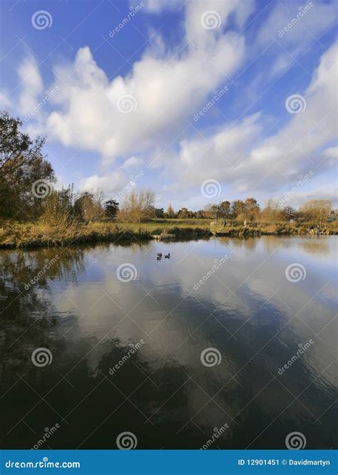 River avon warwick stock image. Image of pond, ducks - 12901451