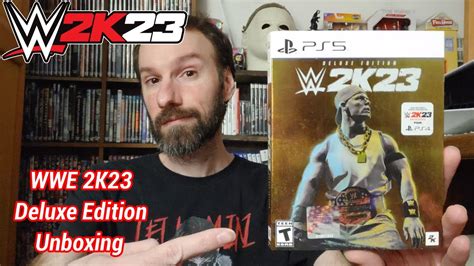 Wwe 2k23 Deluxe Edition Ps5 Unboxing And Mini Preview Arrived One Day