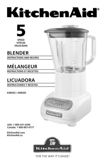 Blender M Langeur Licuadora Kitchenaid