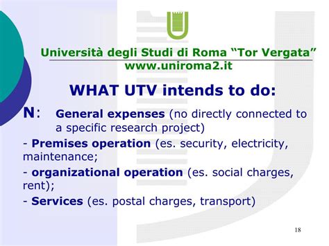 Ppt Universit Di Roma Tor Vergata Powerpoint Presentation Free