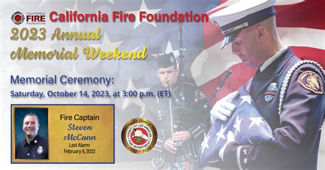 CA Firefighters Memorial - Fire Department