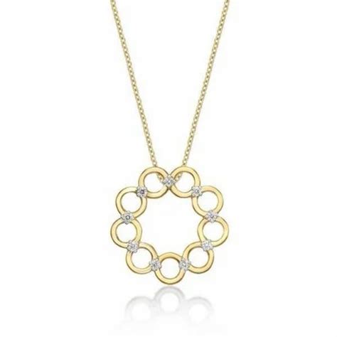 Gold Plated Real Sterling Silver Loop Shape Pendant For Women At Rs 999