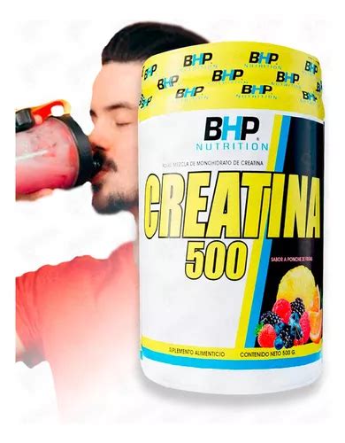 Bhp Ultra Creatina Monohidratada Sabor Ponche De Fruta Gr