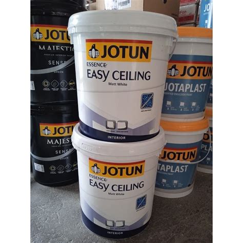 Jual JOTUN ESSENCE EASY CEILING 18L CAT PLAFON JOTUN EASY CEILING WHITE