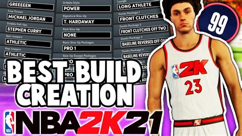 NBA 2K21 NEXT GEN BEST 2 WAY SCORING MACHINE BUILD CREATION TUTORIAL