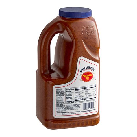Sweet Baby Ray S Nashville Hot Sauce 0 5 Gallon