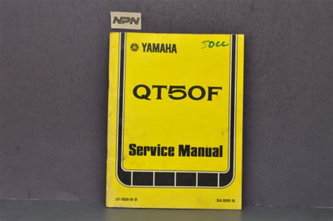 Vintage 1979 Yamaha DT250 F Shop Service Manual - NOS Parts NOW