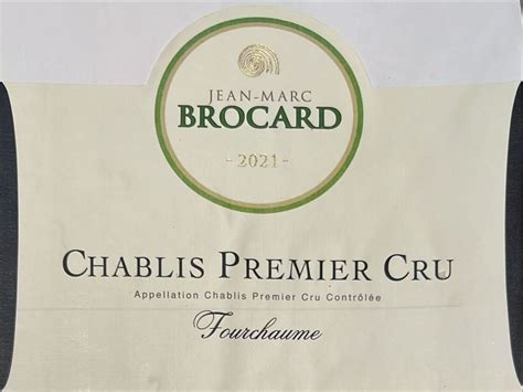 Jean Marc Brocard Chablis Er Cru Fourchaume France Burgundy