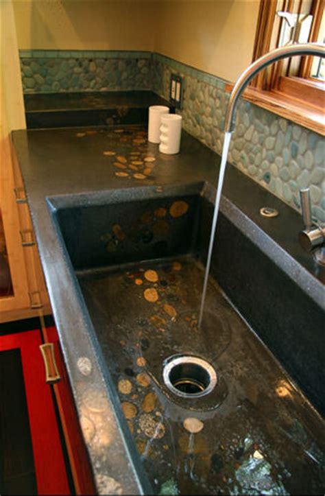 Concrete Kitchen Sink from Mark Concrete